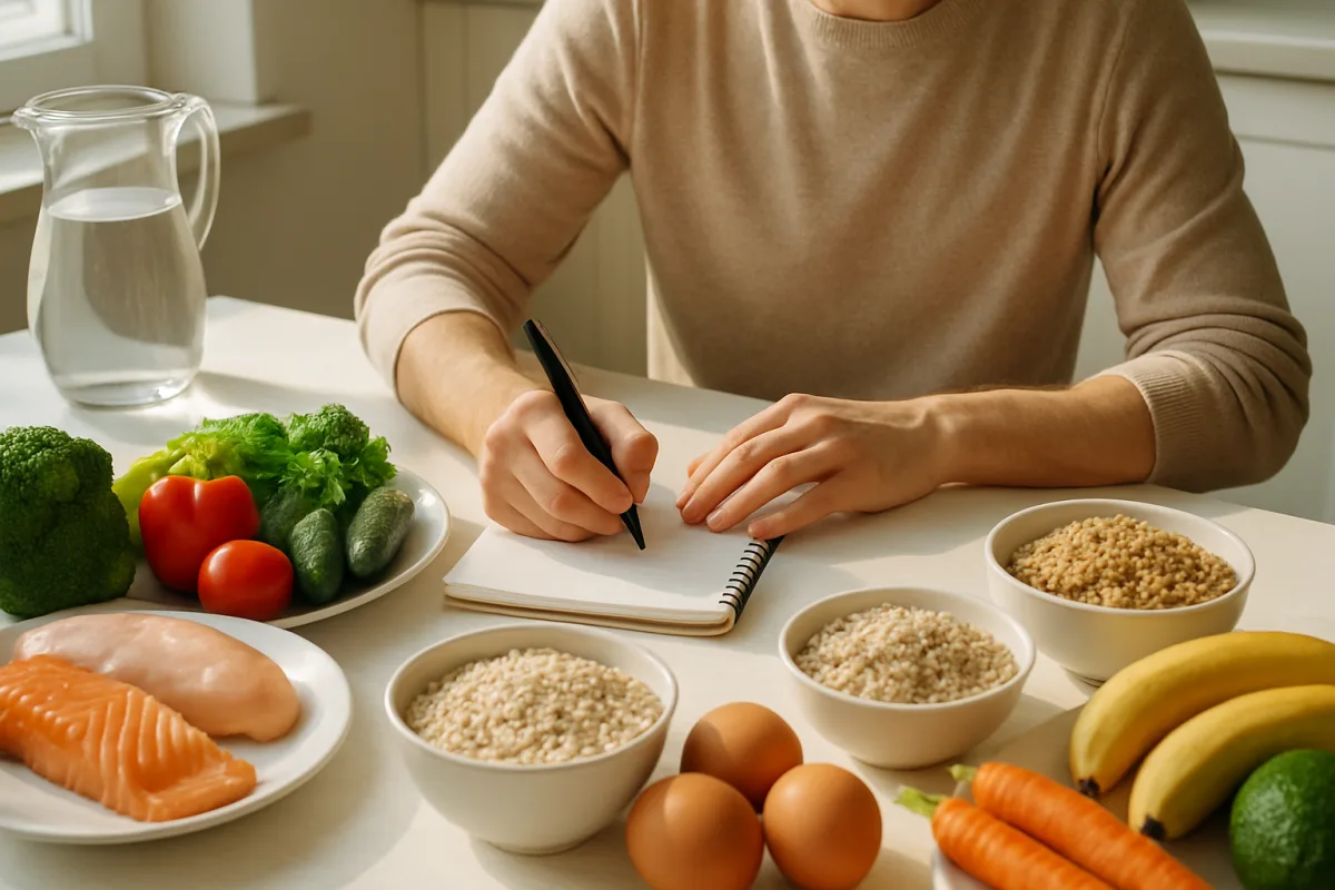 Dieta equilibrata settimanale: come pianificarla