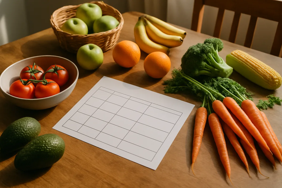 Menu settimanale equilibrato: esempi pratici